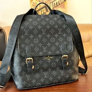 Black backpack purse